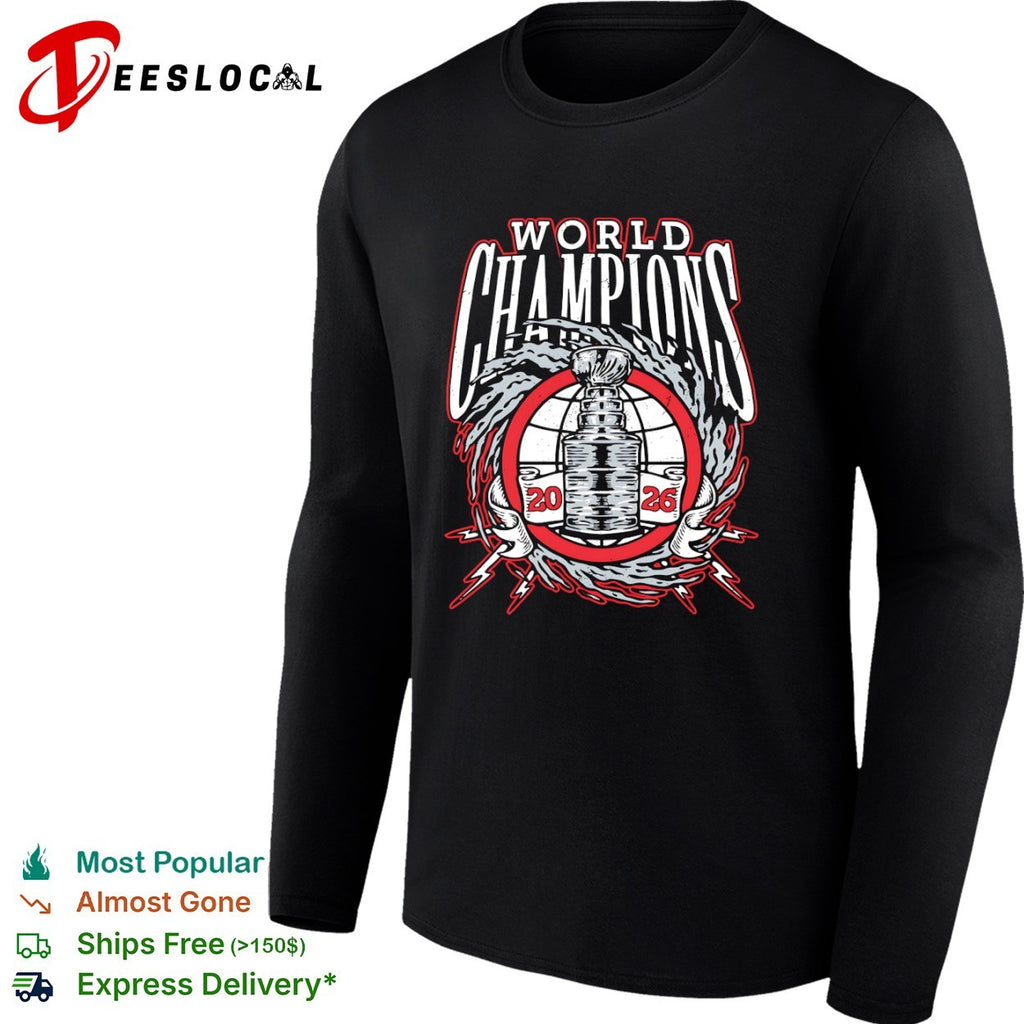 World Champions 2026 Stanley Cup Trophy Ice Hockey Professional League shirt