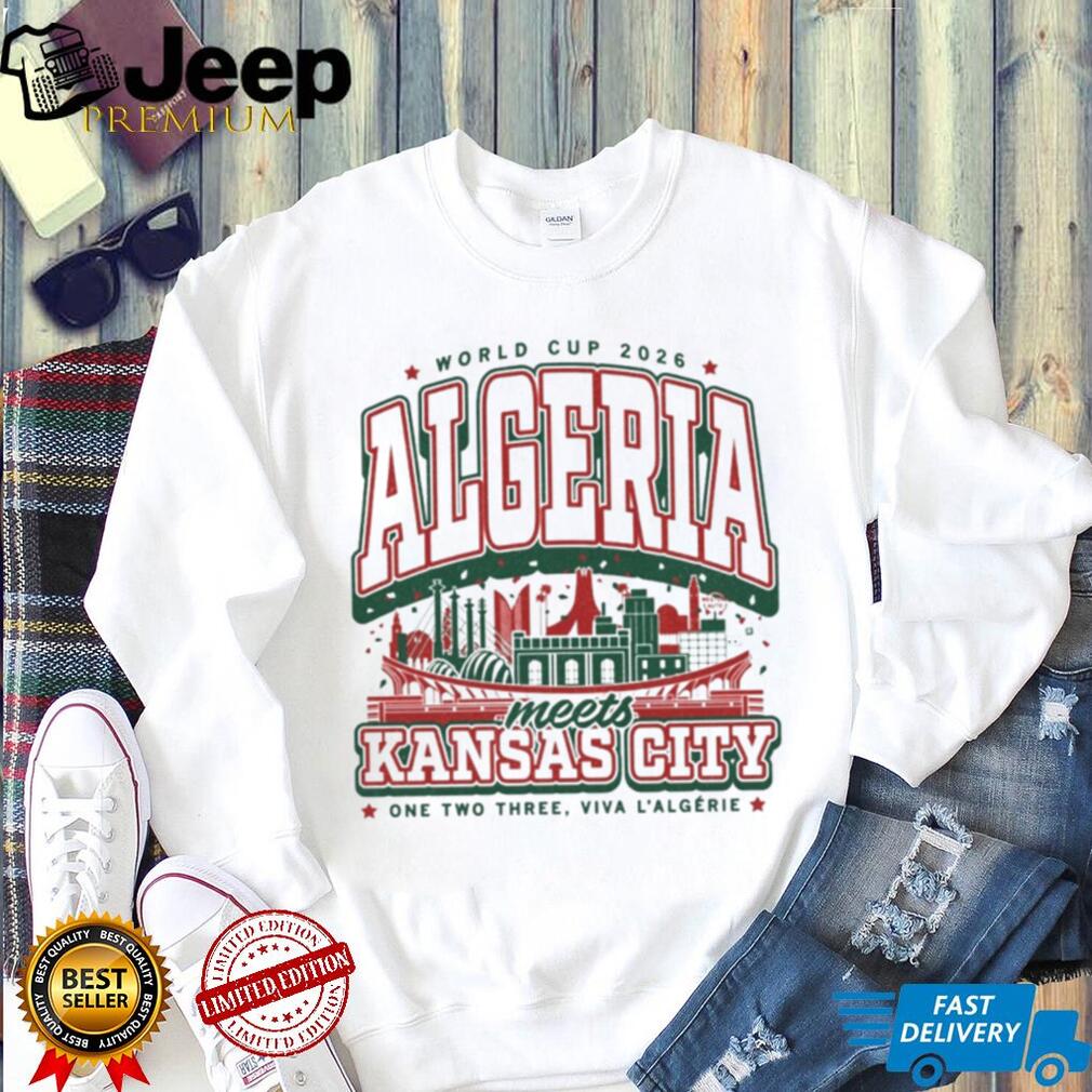 World Cup 2026 Algeria Meets Kansas City Commemorative T Shirt