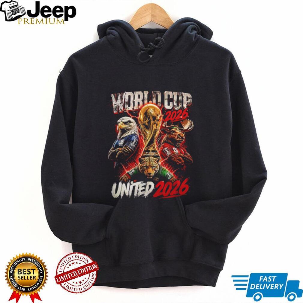 World Cup 2026 American eagle Canadian moose Mexican jaguar United 2026 shirt
