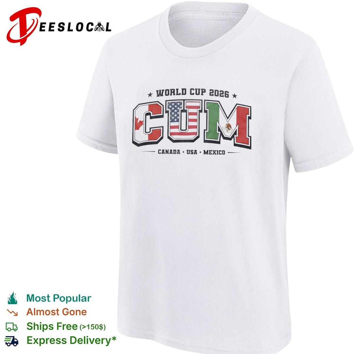 World Cup 2026 CUM Canada USA Mexico shirt