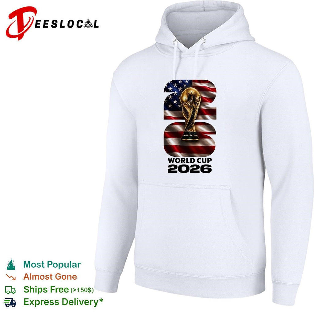 World Cup 2026 trophy American flag poster shirt