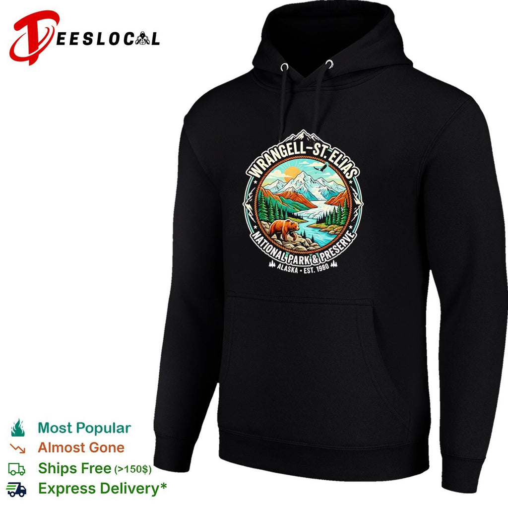 Wrangell St Elias National Park and Preserve Alaska Est 1980 Bear Mountain shirt