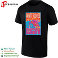 Wyatt Flores monster truck rally concert poster colorful art shirt