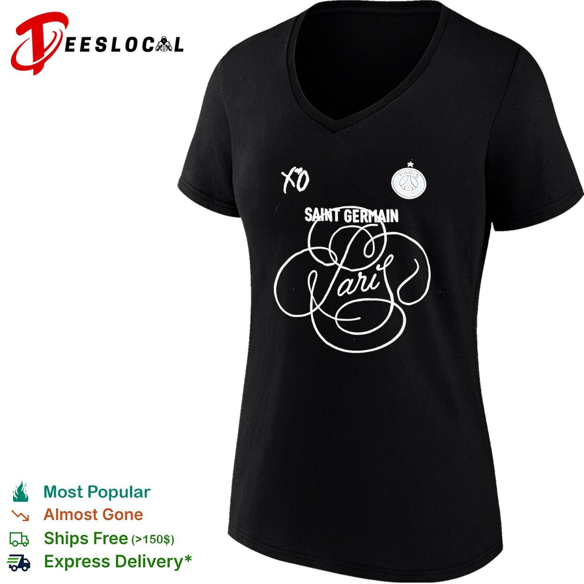 XO Paris Saint Germain Saint Germain Paris shirt