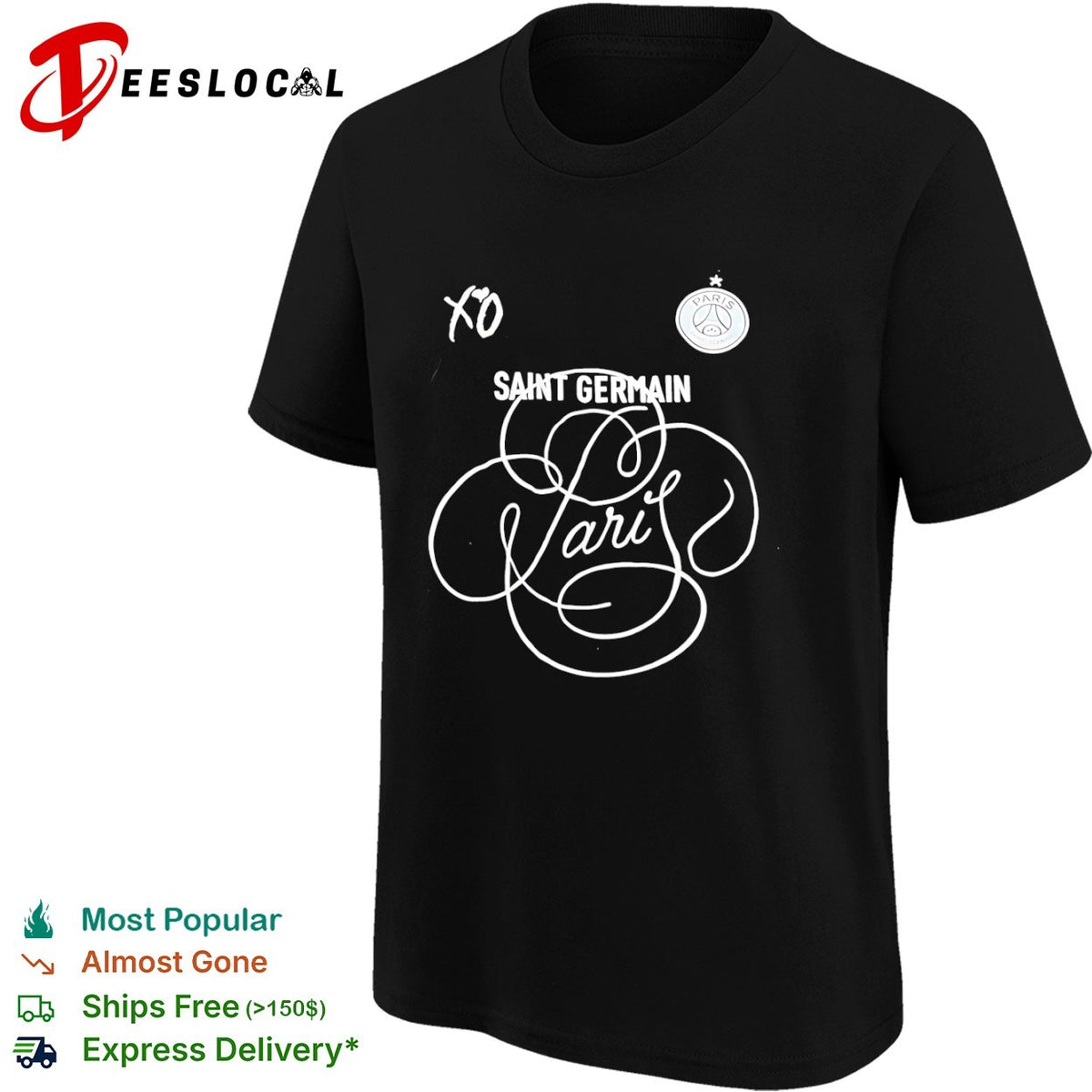 XO Paris Saint Germain Saint Germain Paris shirt