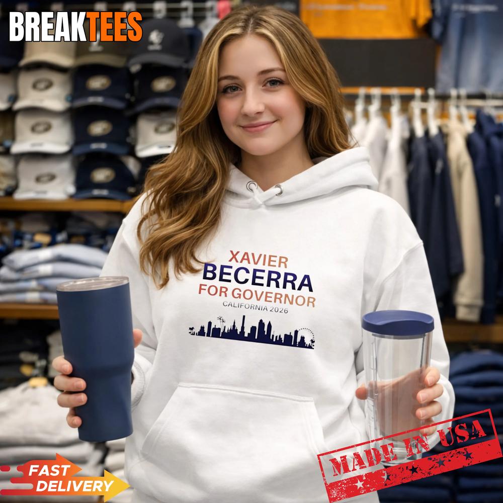 Xavier Becerra Governor 2026 California Skyline T-Shirt