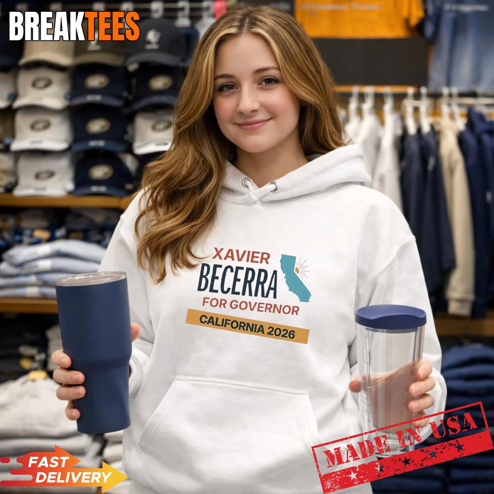 Xavier Becerra for California Governor 2026 map T-Shirt