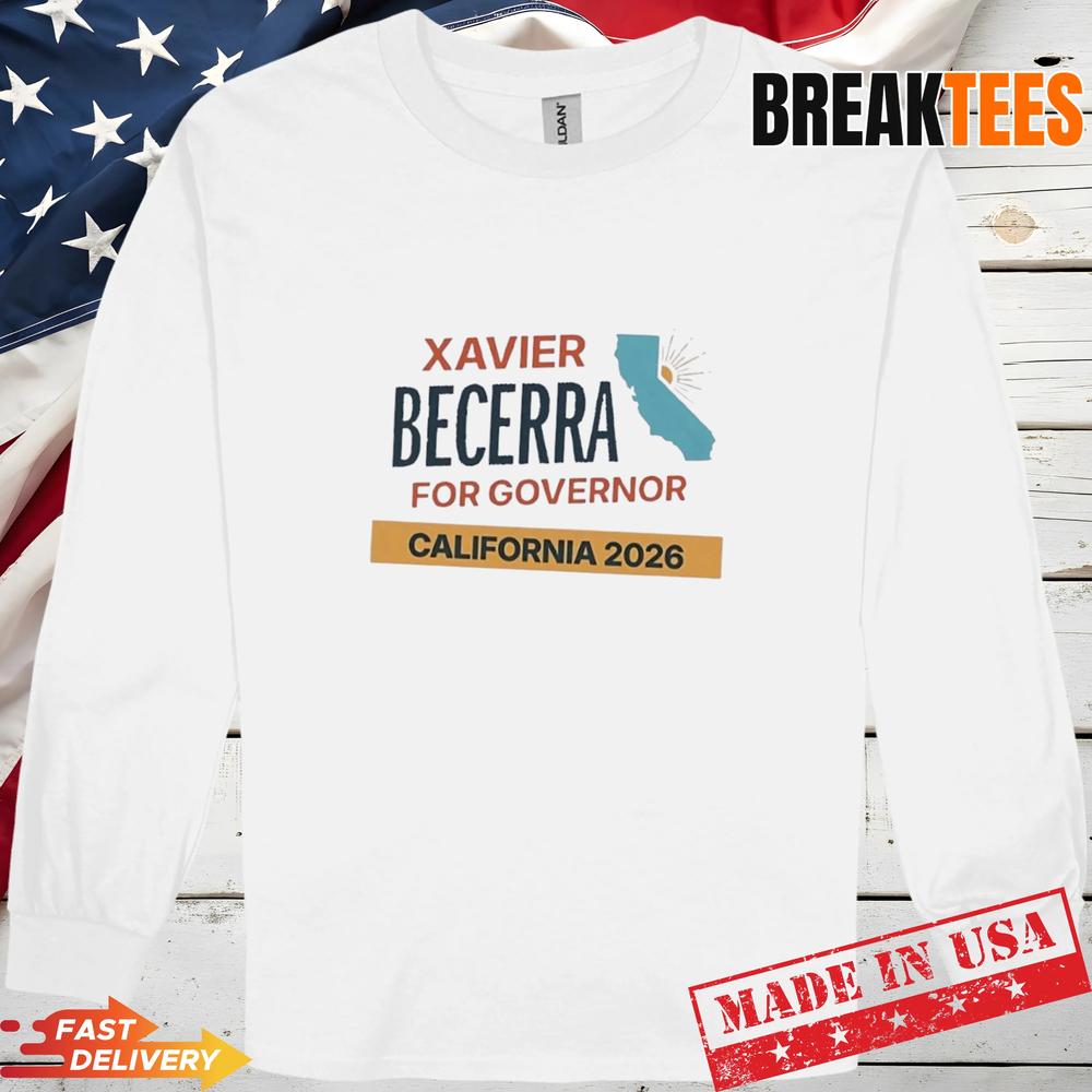 Xavier Becerra for California Governor 2026 map T-Shirt