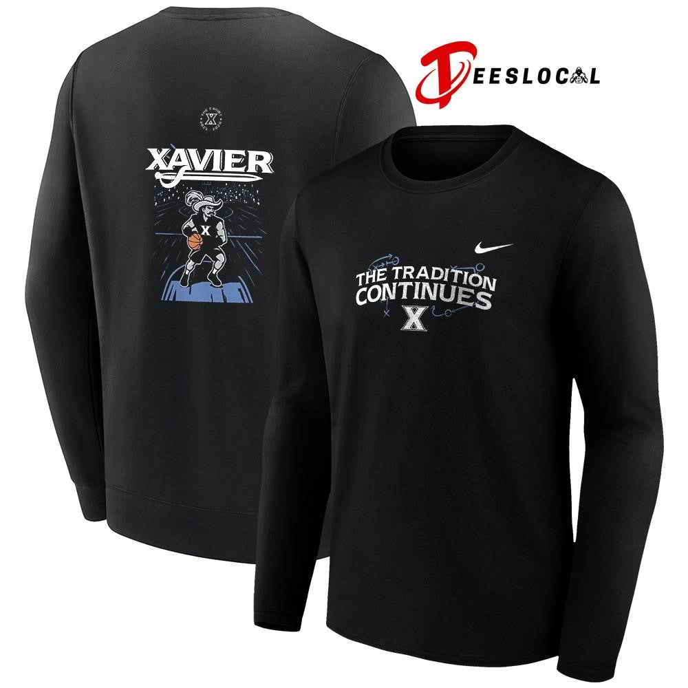 Xavier Musketeers the tradition continues mascot graphic shirt