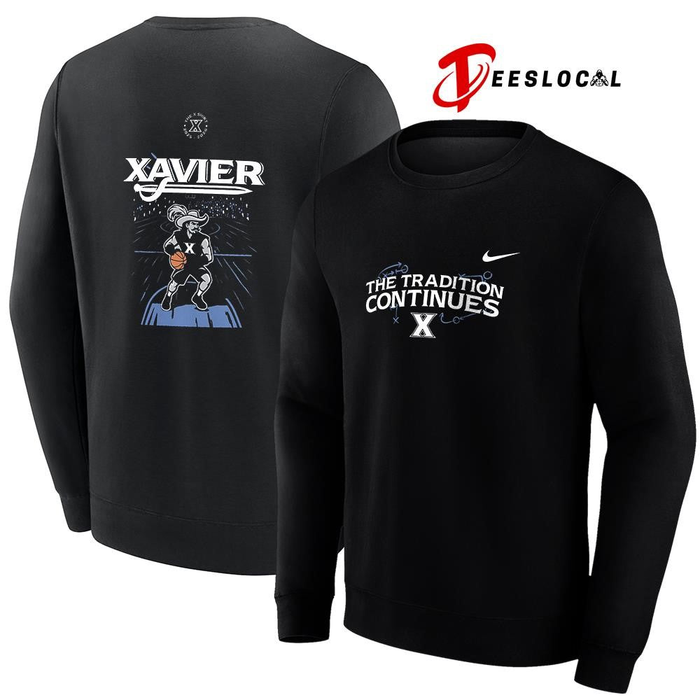 Xavier Musketeers the tradition continues mascot graphic shirt