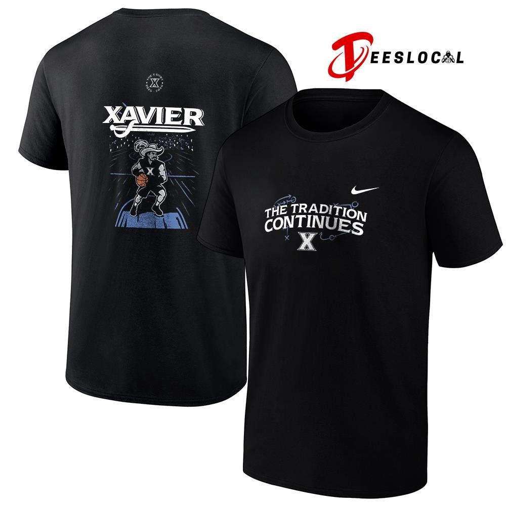 Xavier Musketeers the tradition continues mascot graphic shirt