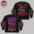 Xavleg X Motal Kombat Finish Her Fatality Long Sleeve Tee