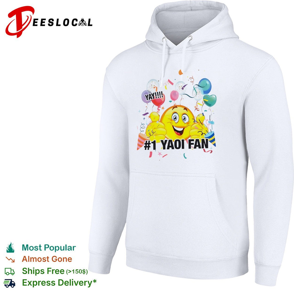 YAY 1 Yaoi Fan Emoji Celebration Party shirt