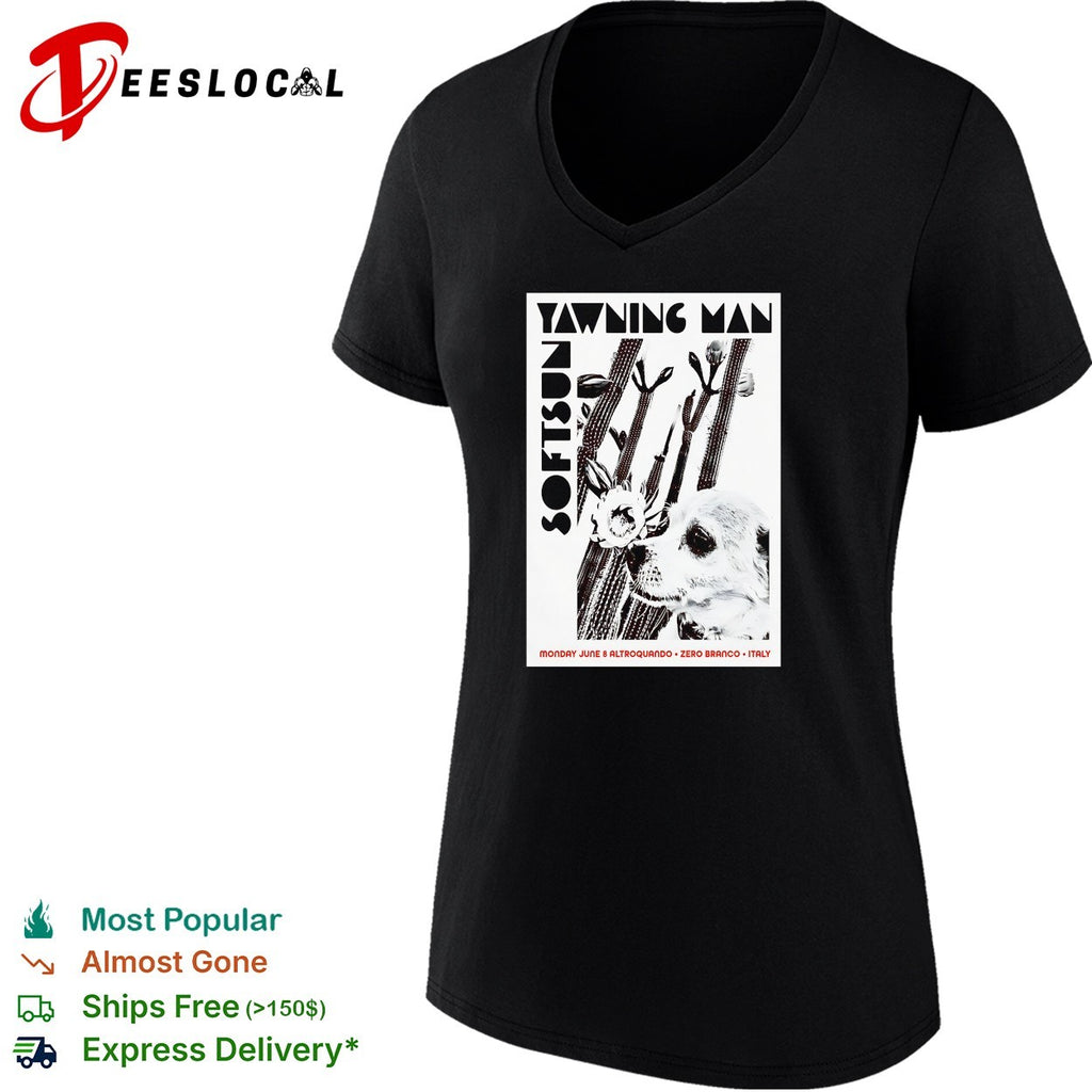Yawning Man Softsun Monday June 8 Altroquando Zero Branco Italy concert shirt