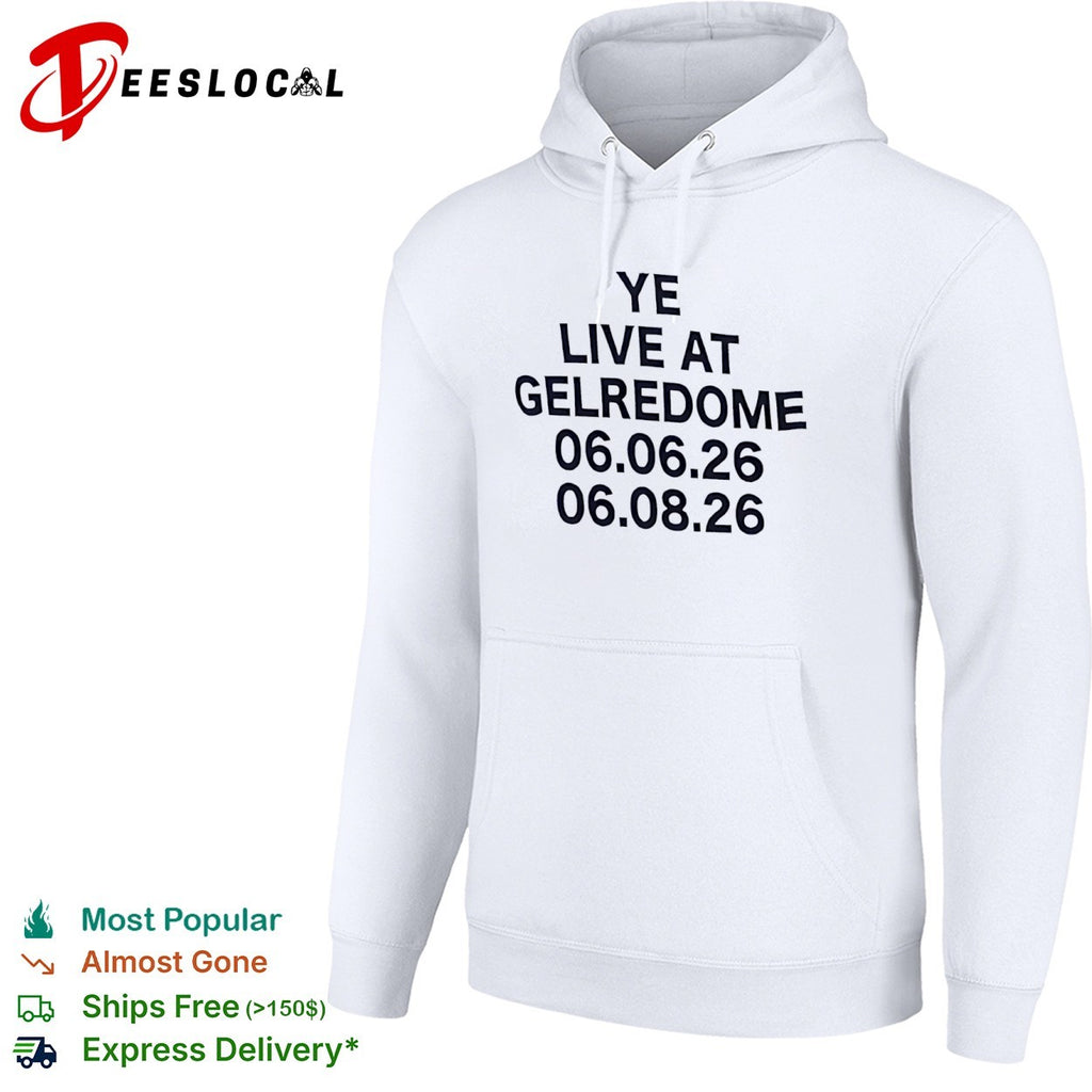 Ye live at Gelredome 06 06 26 06 08 26 Kanye West concert tour shirt