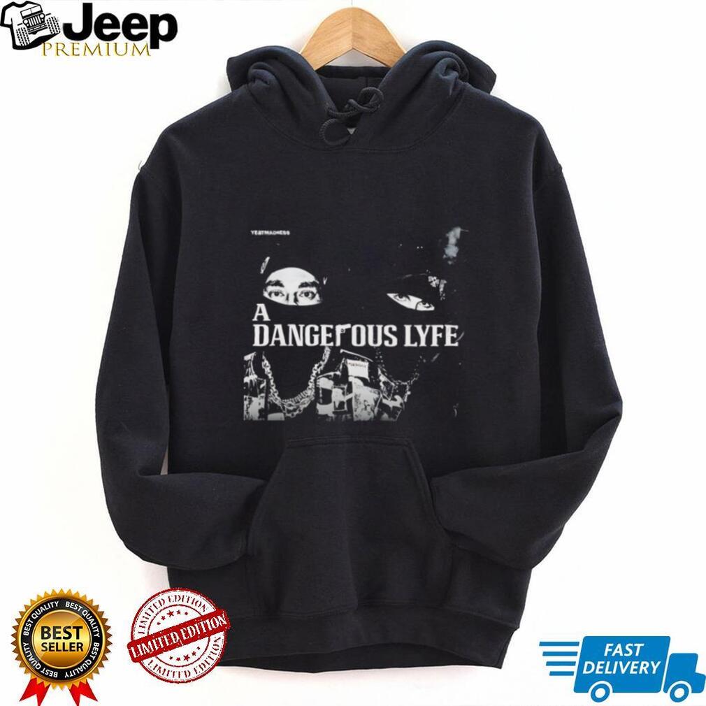 Yeat & Madness A Dangerous Lyfe Graphic Streetwear Black T Shirt