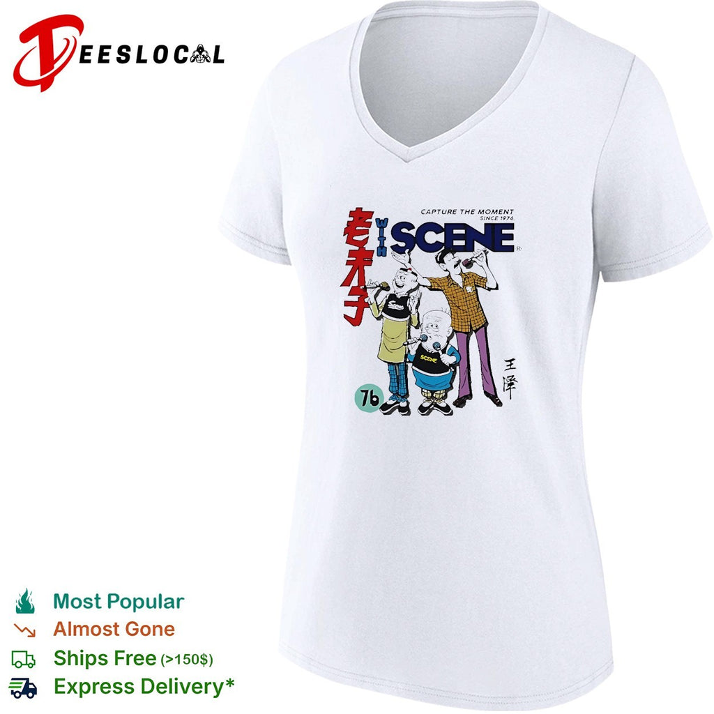 Yin Scene capture the moment since 1976 Japanese manga characters shirt