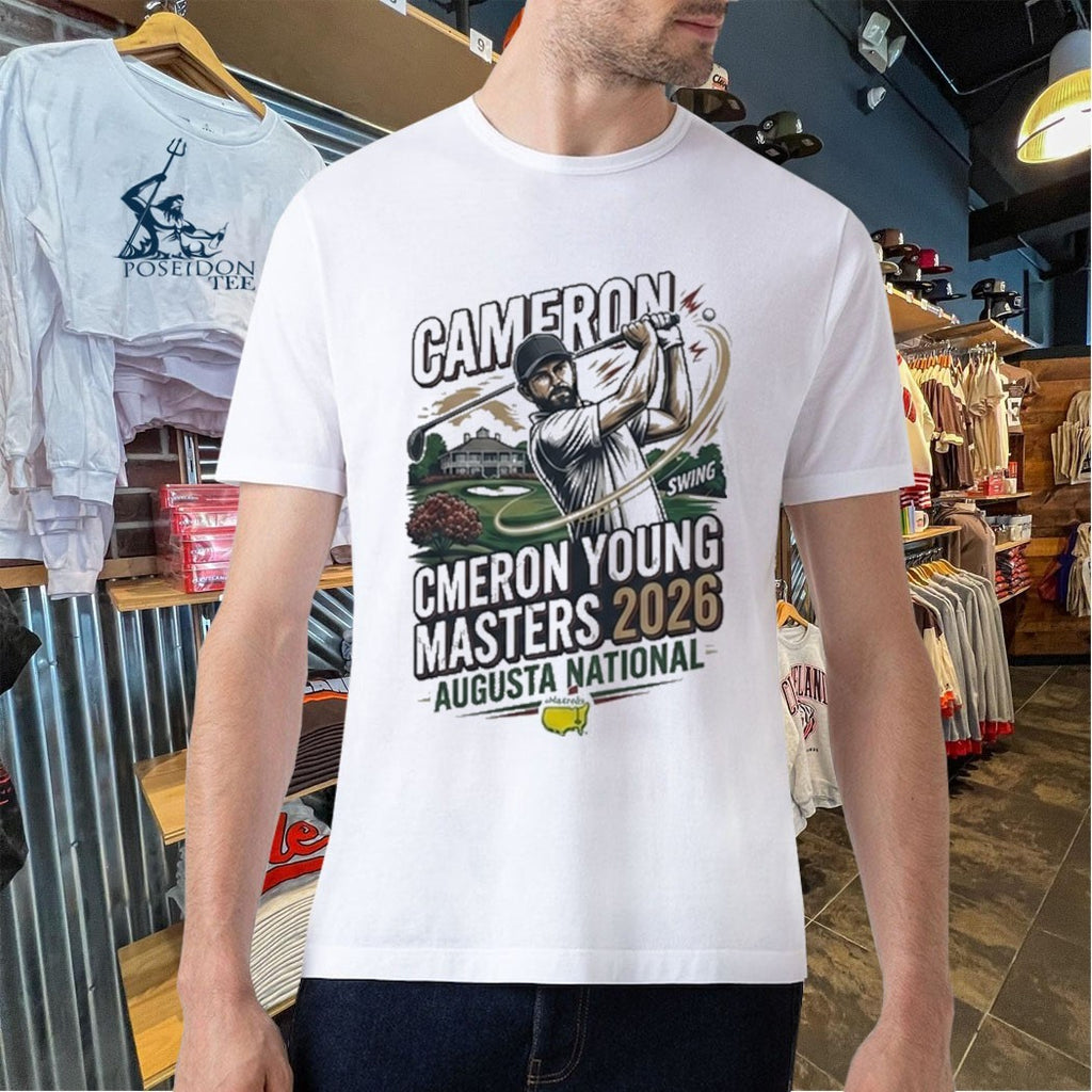 Masters 2026 Cameron Young Augusta National T-shirt