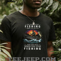You Get Old When You Stop Fishing Bass Fishing Sunset Boat Graphic T Shirt