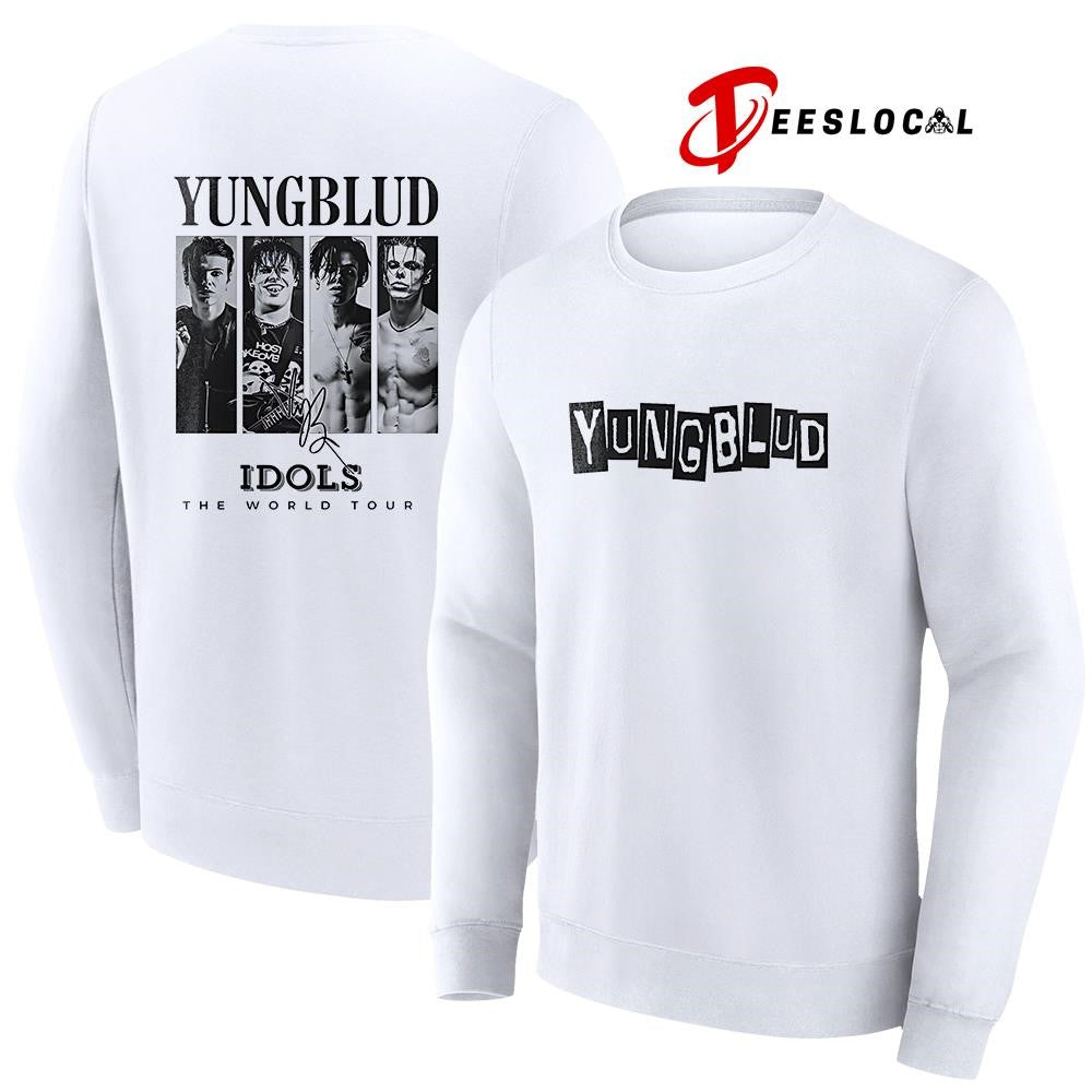 Yungblud Idols the world tour Australia 2026 signature graphic shirt