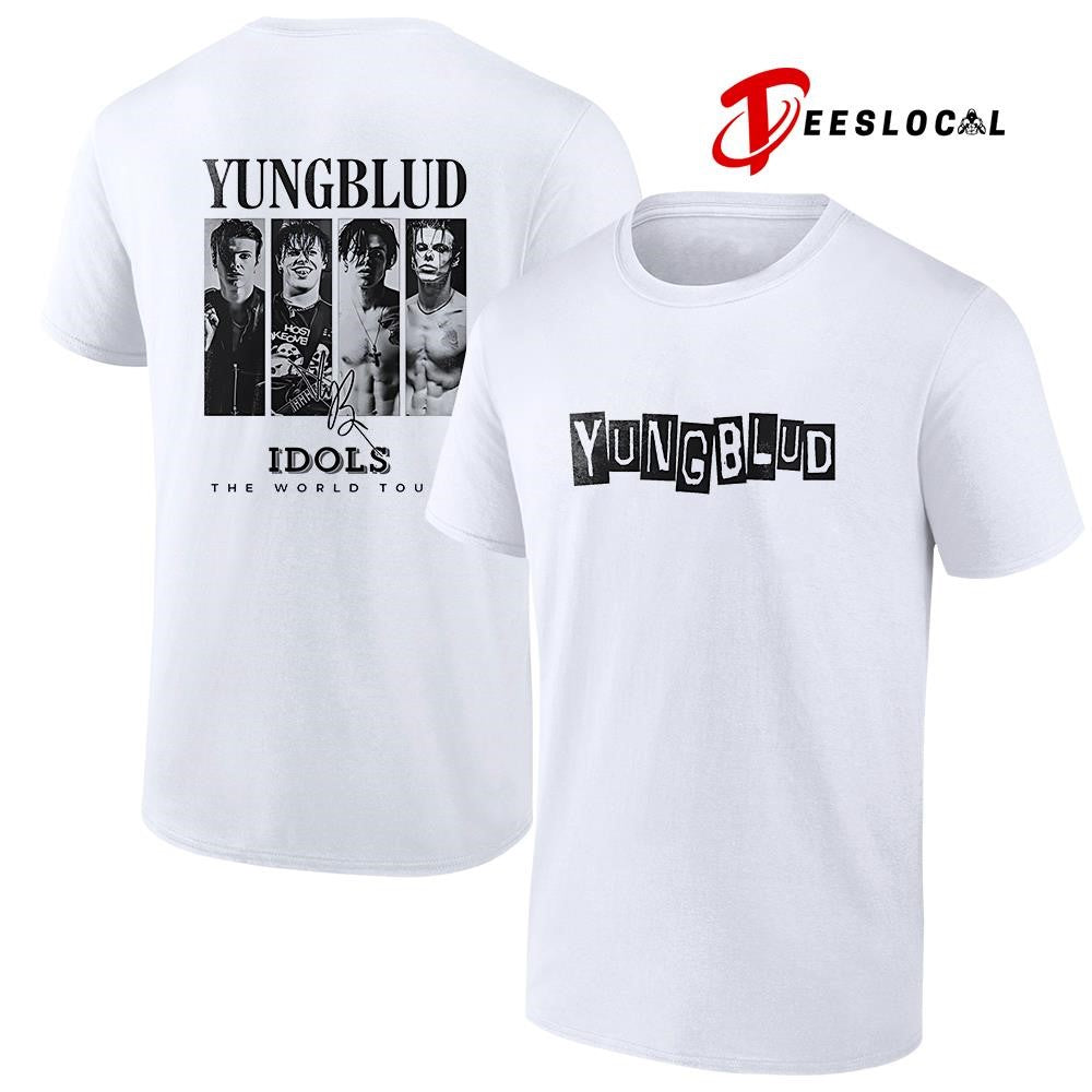 Yungblud Idols the world tour Australia 2026 signature graphic shirt
