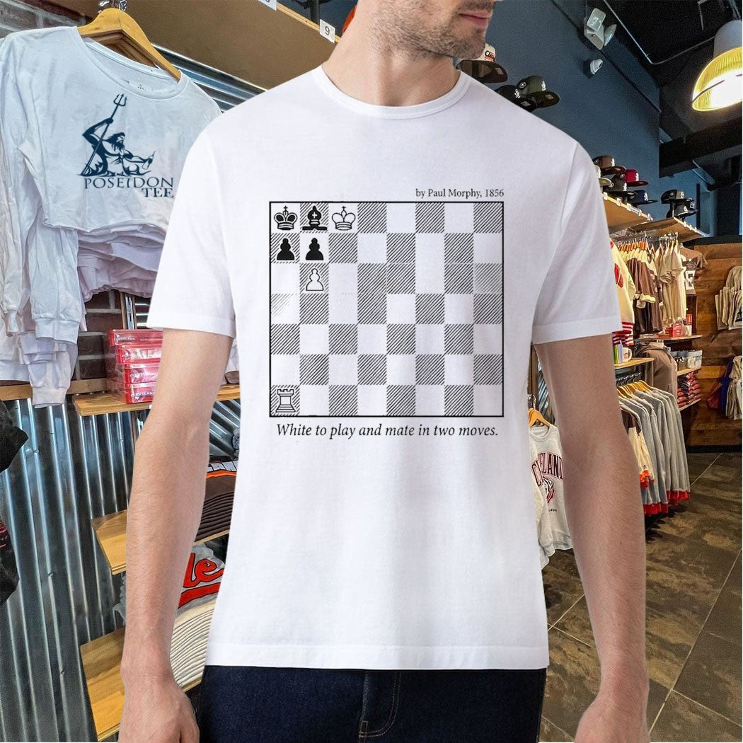 Paul Morphy 1856 White To Play And Mate In Two Chess T-shirt