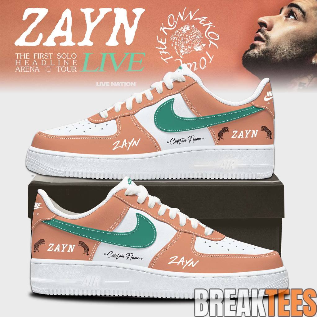 Zayn Malik The Konnakol Tour 2026 Custom Air Force 1 Shoes