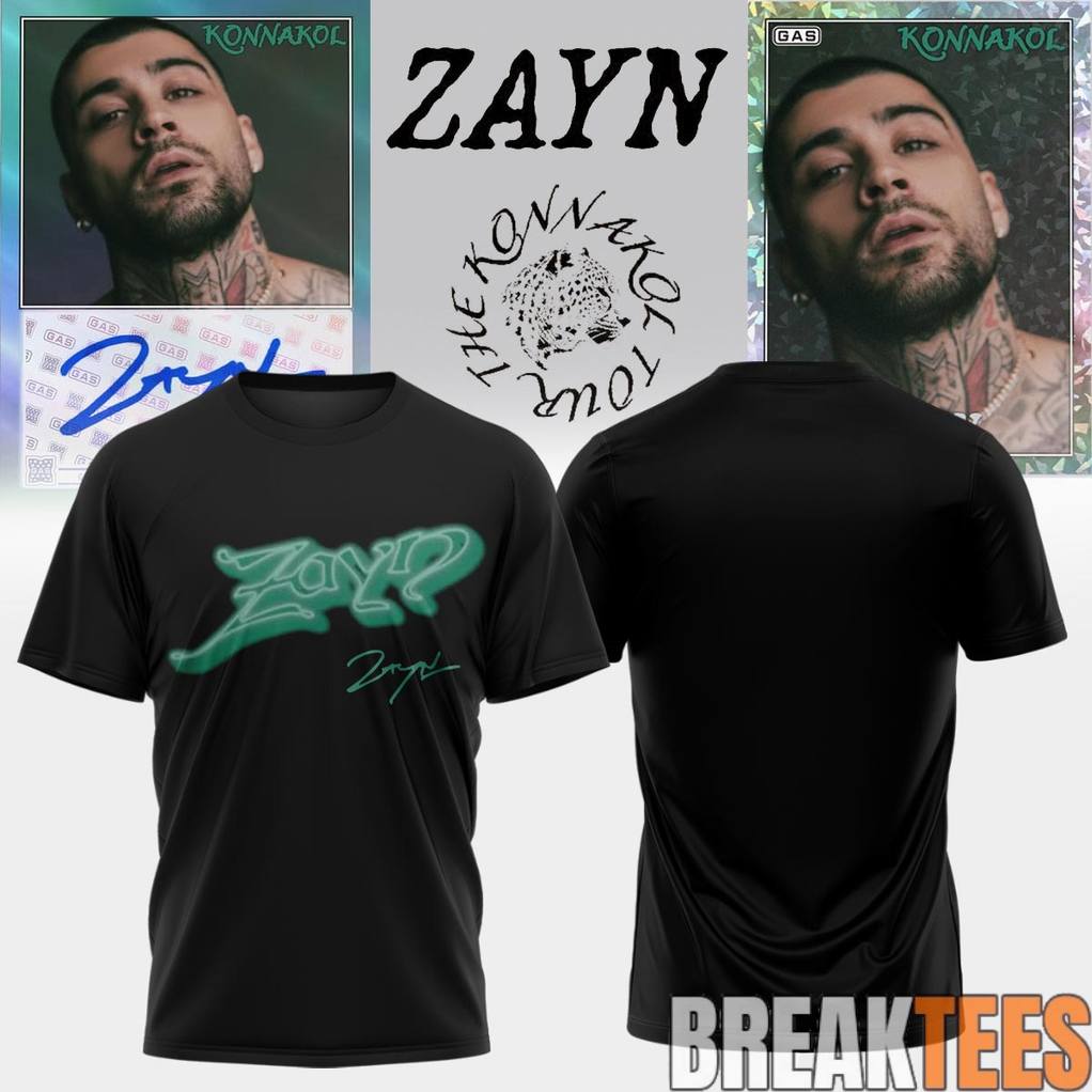 Zayn Malik The Konnakol Tour 2026 Shirt