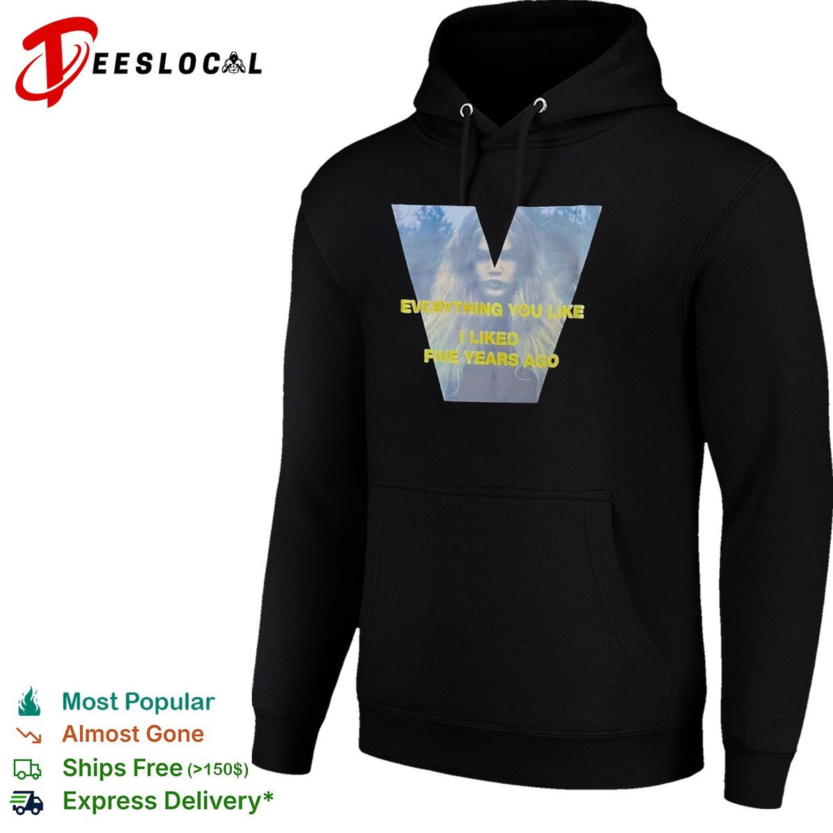 Zendaya Everything you like I liked five years ago V logo shirt