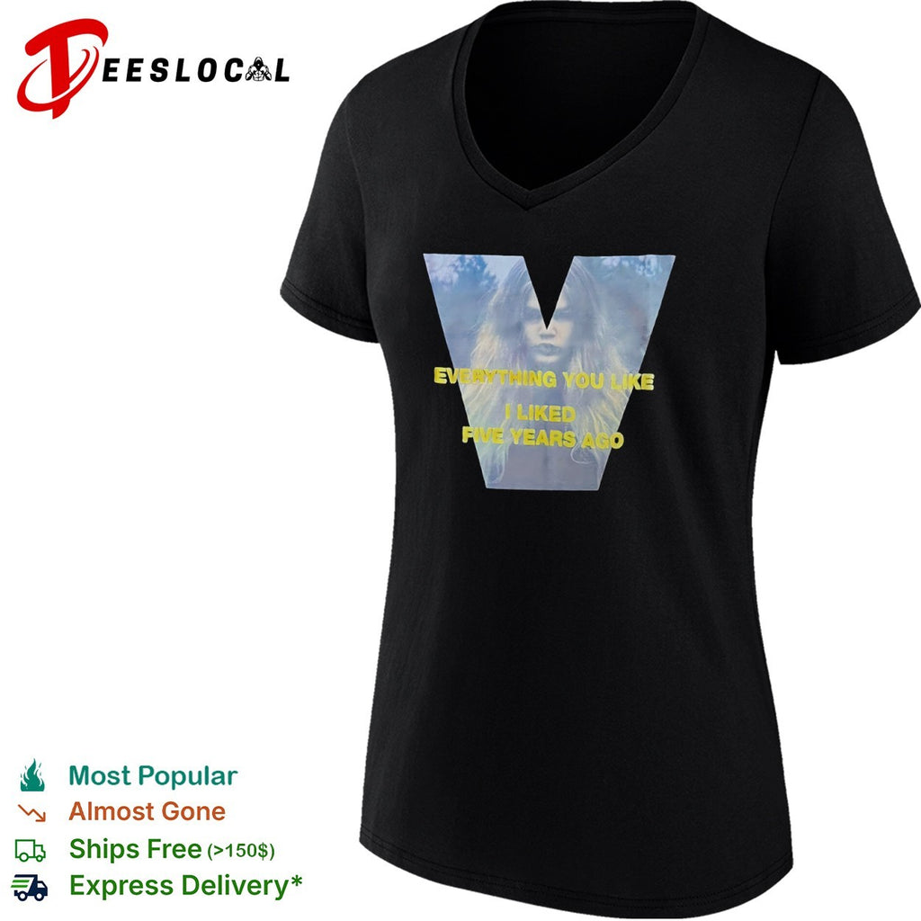 Zendaya Everything you like I liked five years ago V logo shirt