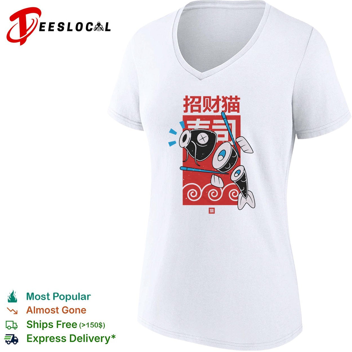 Zhaocaimao Sushi Japanese shirt