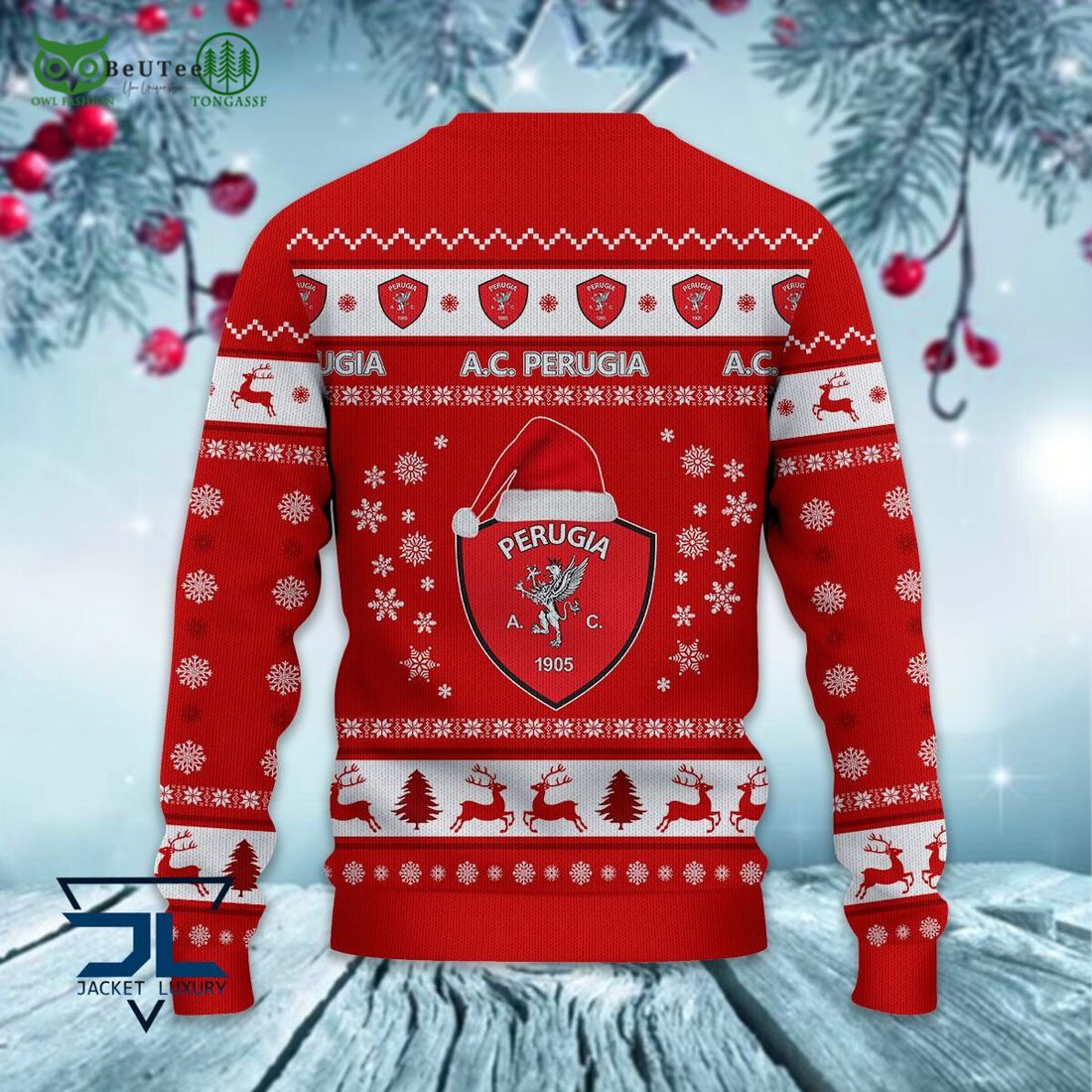 A.C. Perugia Football Lega Serie A Ugly Sweater