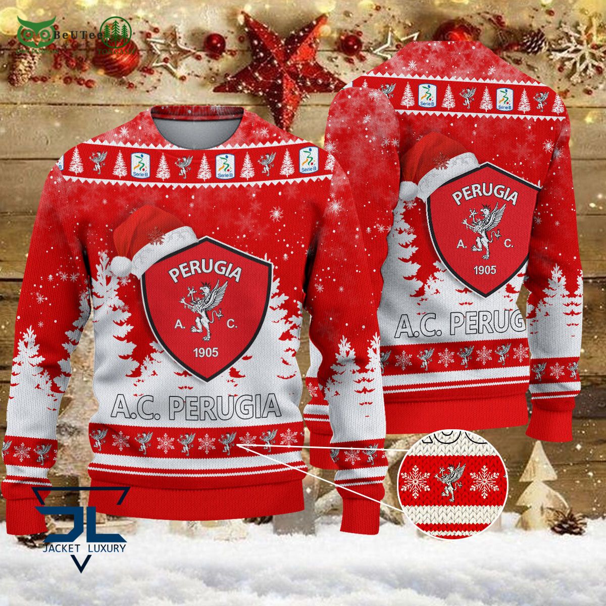 A.C. Perugia Lega Serie A Champion Ugly Sweater