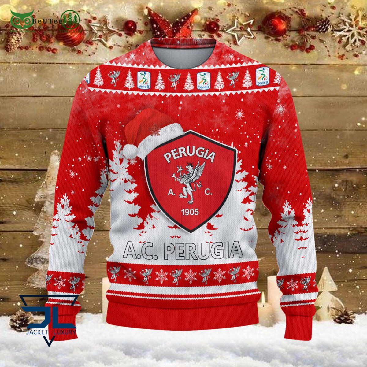 A.C. Perugia Lega Serie A Champion Ugly Sweater