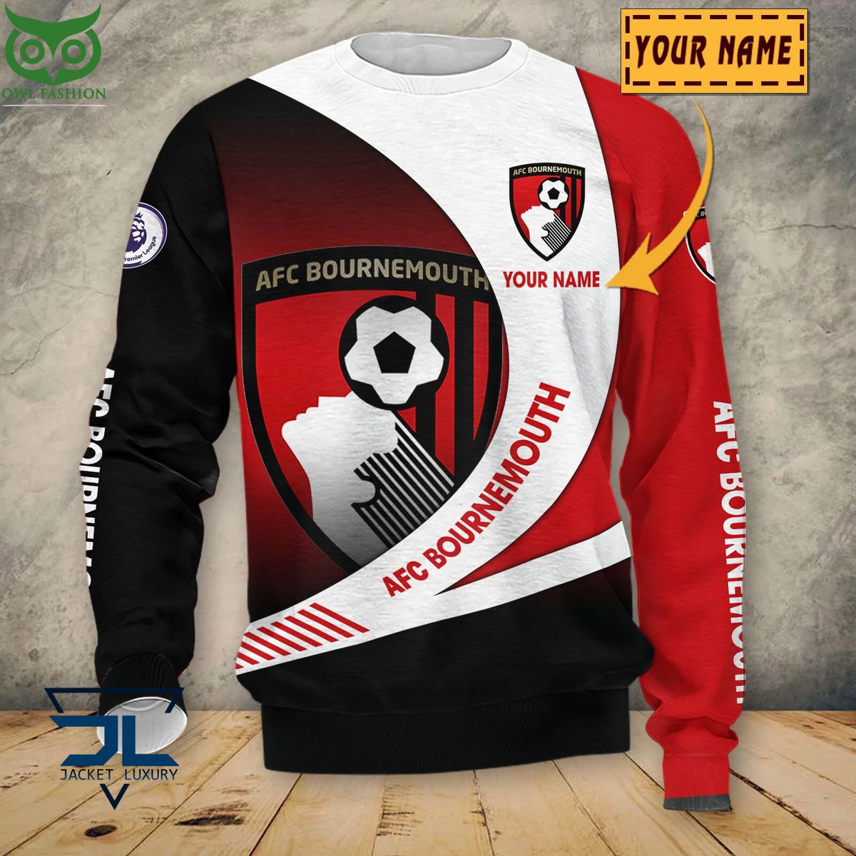 A.F.C. Bournemouth Premier League 2023 Customized 3D Polo Tshirt