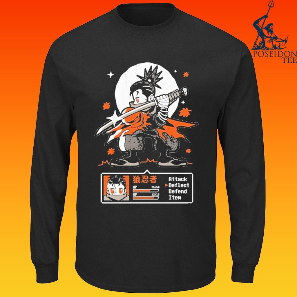 A Ghost Wolf Goblin Tengu T-shirt