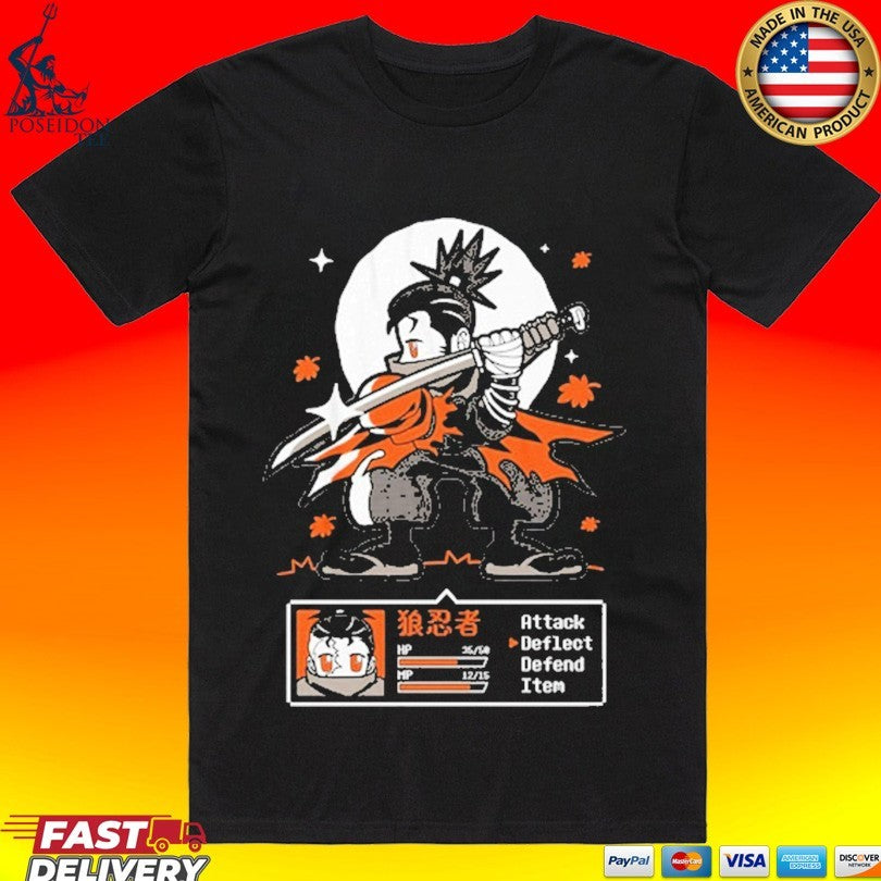 A Ghost Wolf Goblin Tengu T-shirt