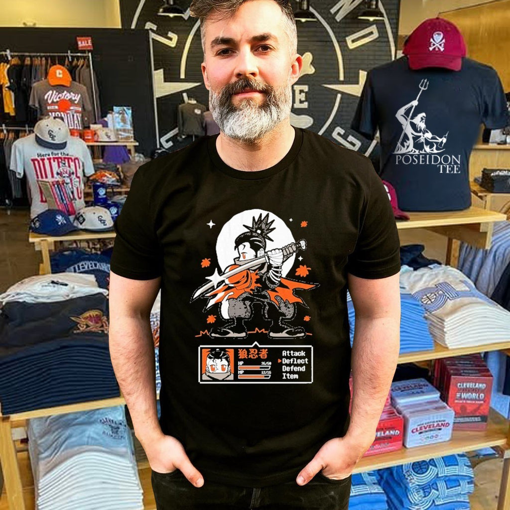 A Ghost Wolf Goblin Tengu T-shirt
