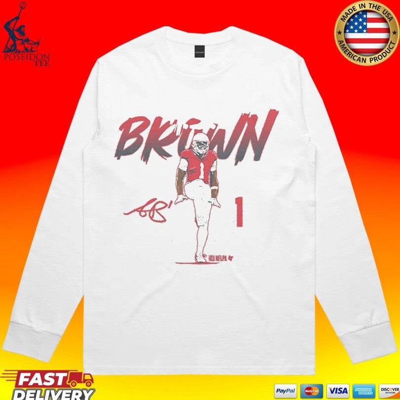 A.j. Brown Name Number Pose T-shirt