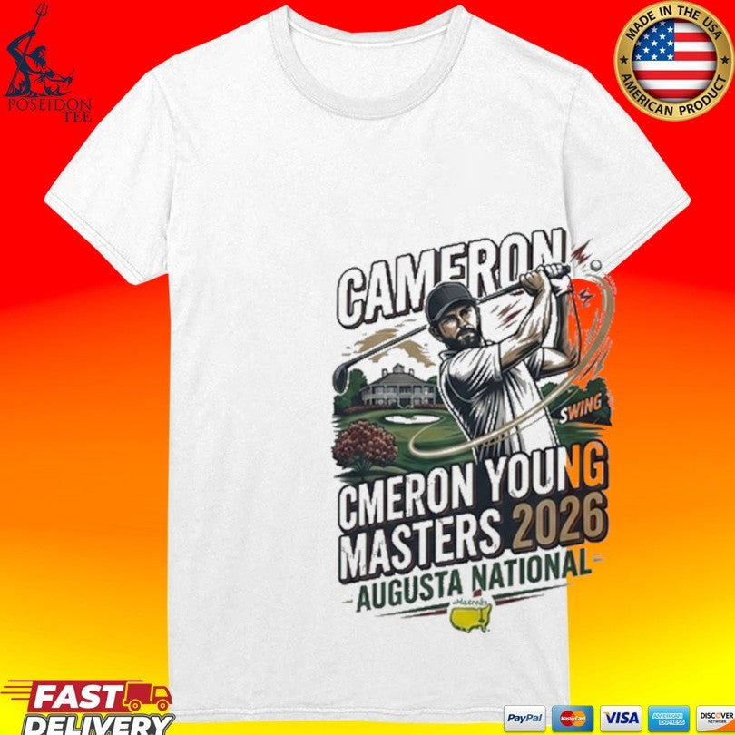 Masters 2026 Cameron Young Augusta National T-shirt