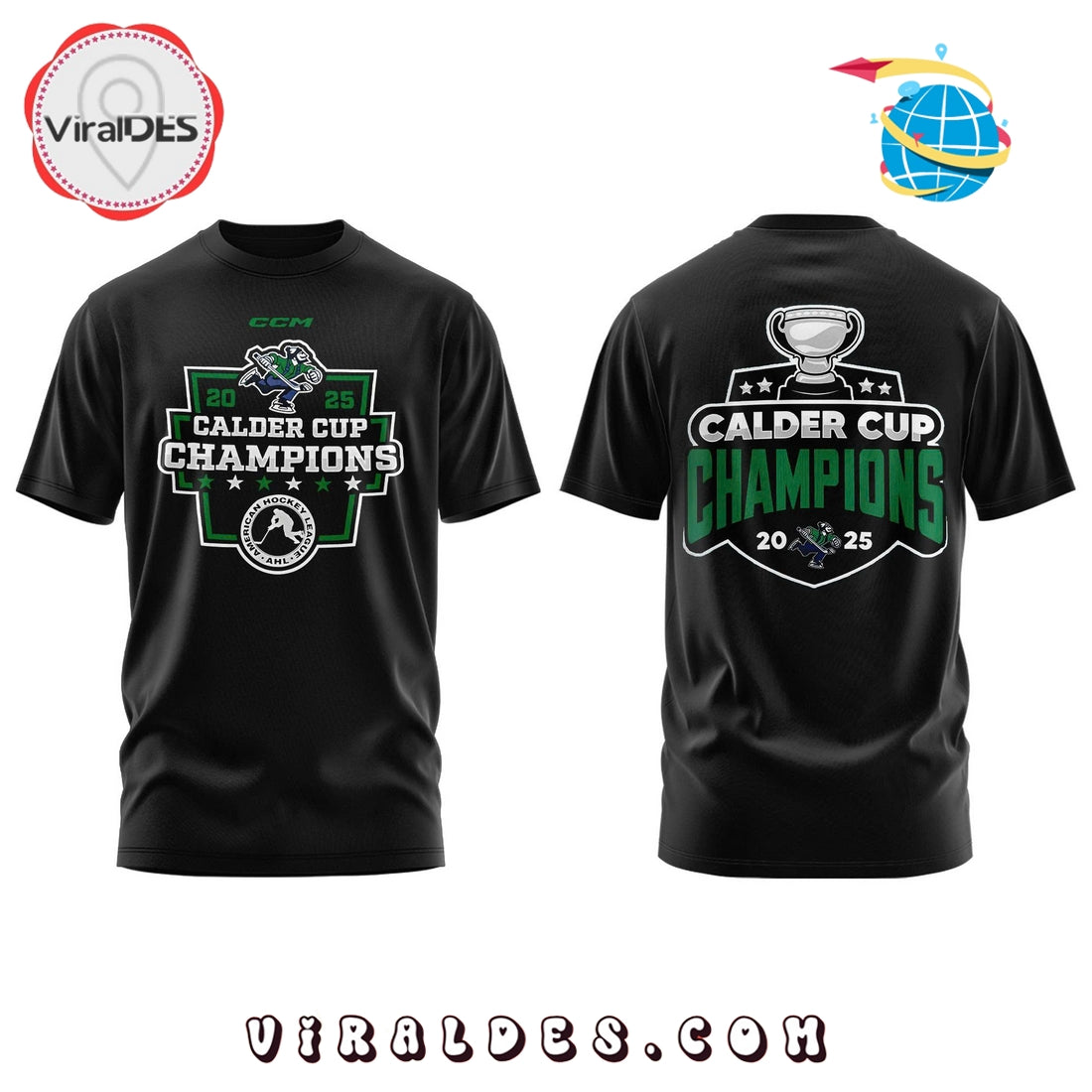 Abbotsford Canucks 2025 Calder Cup Champions Hoodie