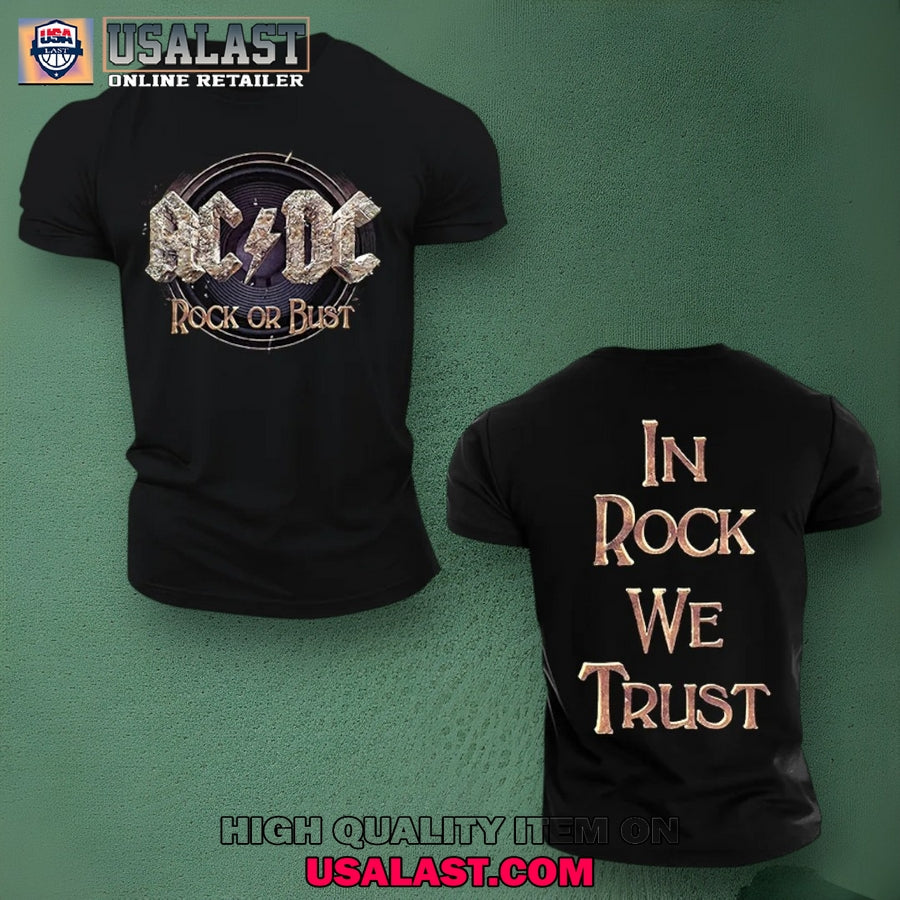 AC/DC In Rock We Trust Unisex T-Shirt