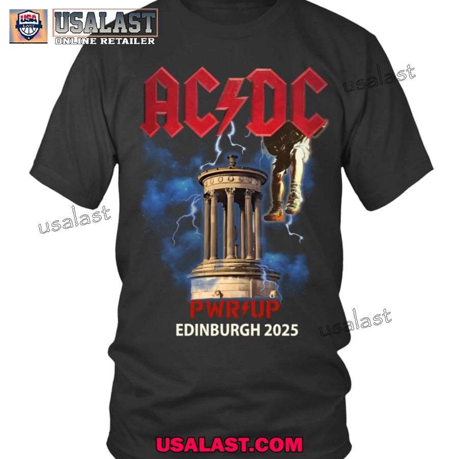 AC/DC Pwr Up Endinburgh, Scotland 2025 Unisex T-Shirt