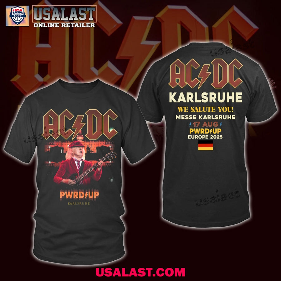 AC/DC Pwr Up Karlsruhe, Germany 2025 Unisex T-Shirt
