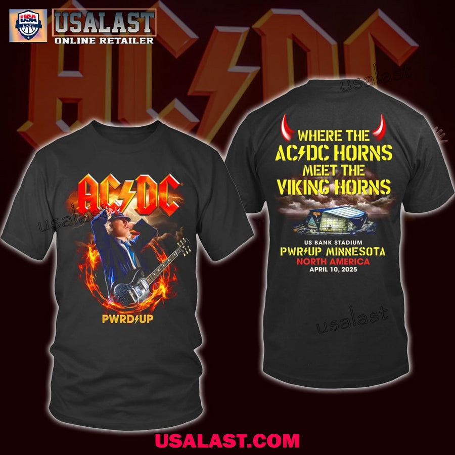 AC/DC Pwr Up Minnesota North America 2025 Unisex T-Shirt