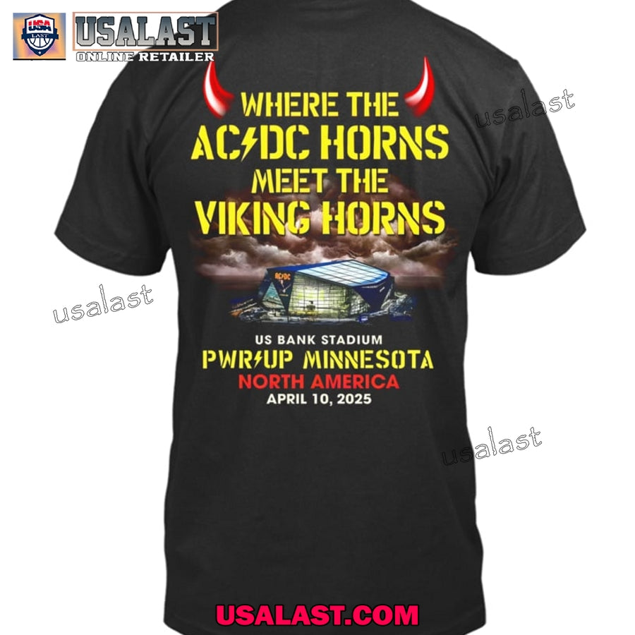 AC/DC Pwr Up Minnesota North America 2025 Unisex T-Shirt