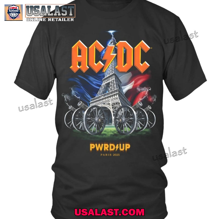 AC/DC Pwr Up Paris 2025 We Salute You T-Shirt