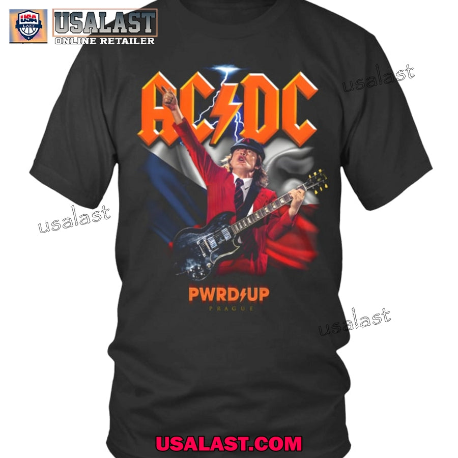 AC/DC Pwr Up Prague, Czech Republic 2025 Unisex T-Shirt