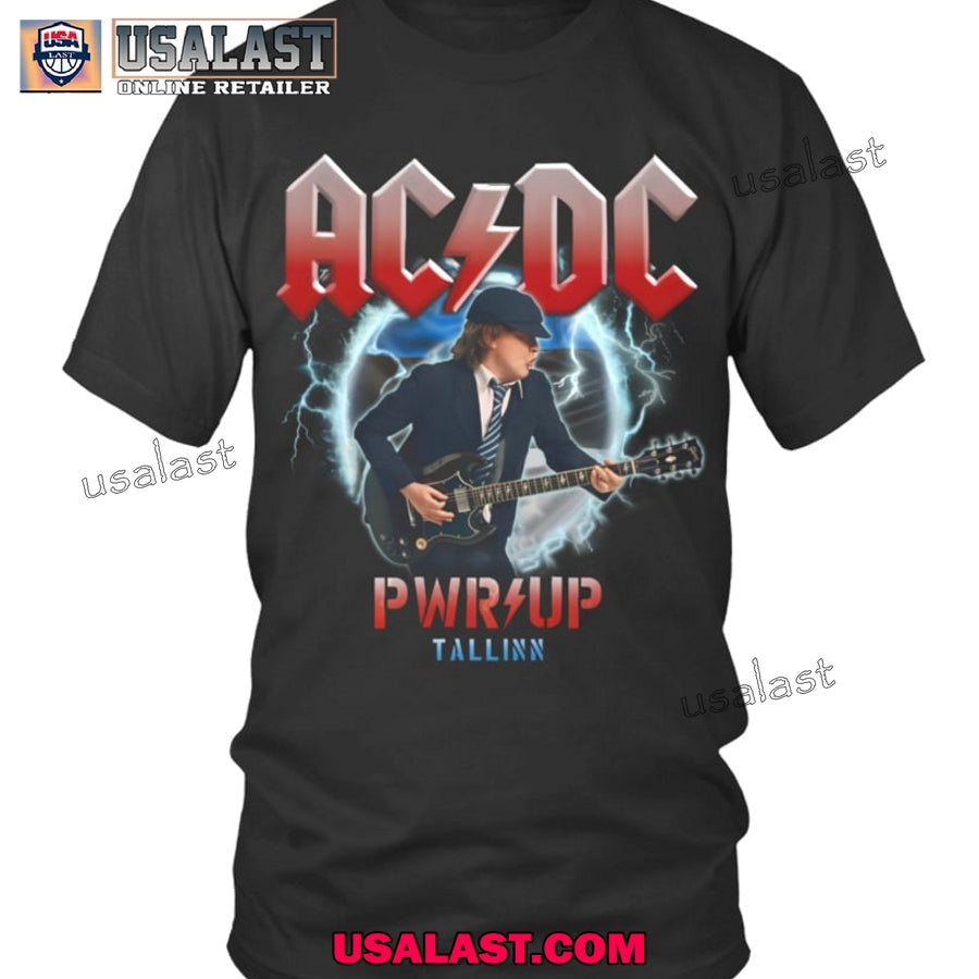 AC/DC Pwr Up Tallinn 2025 Unisex T-Shirt