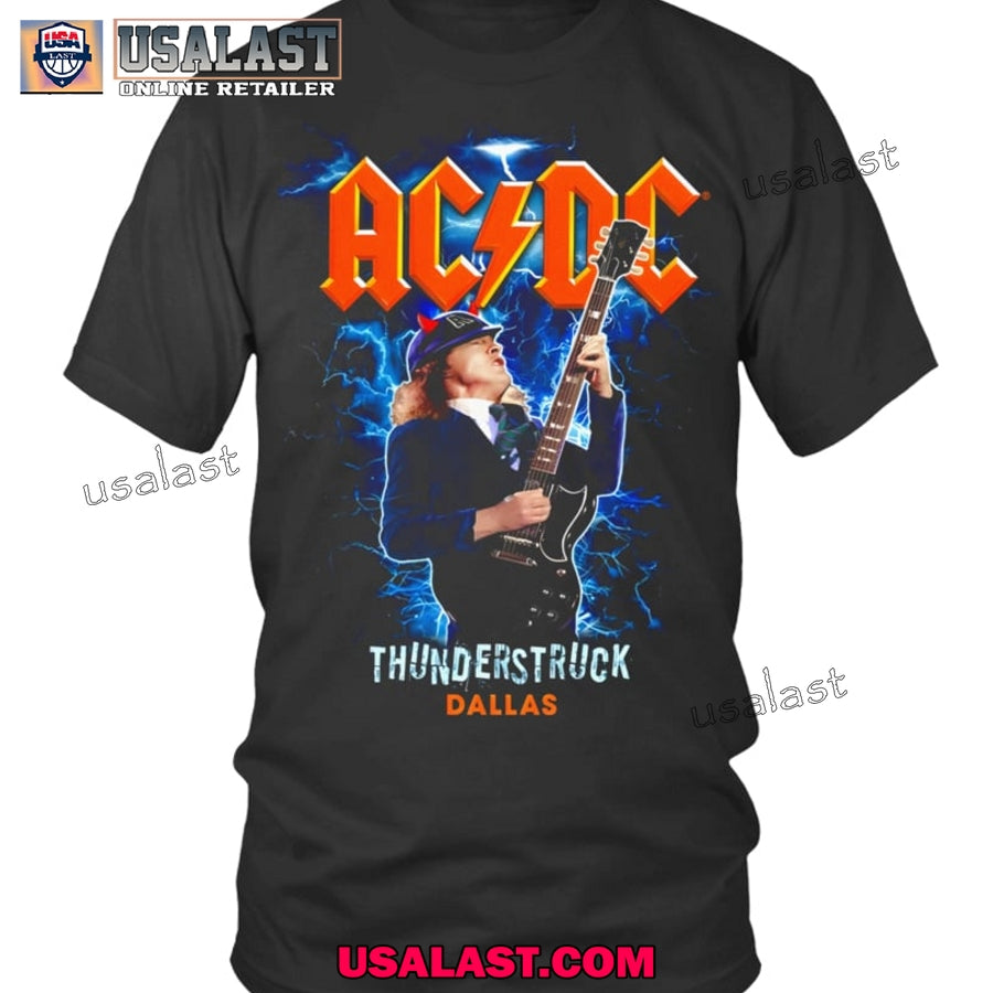 AC/DC Pwr Up Thunderstruck Dallas 2025 Unisex T-Shirt
